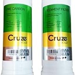 Cruze Gold RO Inline Filter Cartridge Set of 2 | 10-Inch Sediment + Pre Carbon | Removes Dust, Chlorine, Odor | Compatible with Kent, Aquaguard, Livpure, Pureit & More-image-20