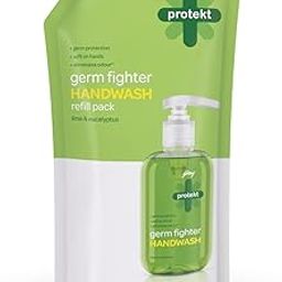 Godrej Protekt Germ Fighter Handwash Refill Pack | Lime & Eucalyptus | Germ Protection & Soft on Hands - 725ml-image-70