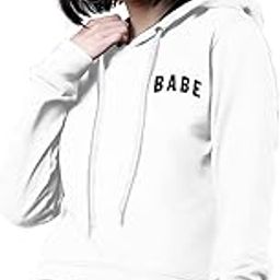 Maniac Women's Cotton Hooded Neck, Zipper and Round Neck Sweatshirt-image-34