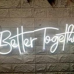 LUXUY SIGN INDIA Better Together Neon Sign/Lights Neon LED Light, Decorative Light for Room, Glass Tube Lights Sign for Bedroom, Party and Bar (Size-30X12 inches) White-image-91