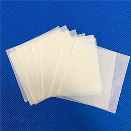 Rebrisbol Weighing Paper 500pcs, 4 x 4 Inches Laboratory Sample Weighing Paper, Non-Stick Non-Absorbing, High-Gloss for Scale Measurement Samples Transfer-image-15