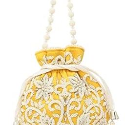 By Regal Women Embroidered Potli-image-5