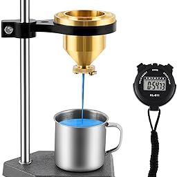 Ford B4 Viscosity Cup – Precision Brass Viscometer with Stand & Stopwatch-18