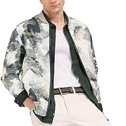the bear house Men's Camouflage Printed Bomber Jacket-picture-23