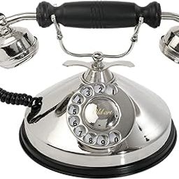 Decor Antique Collection Silver landline Decorative Dummy Telephone Non Working-image-60