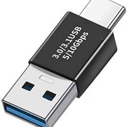 RuhZa USB Type C Male to USB A Male Connector, USB 3.0 Adapter, USB A Male to Male Joiner Plug Coupler Extender USB 3.1 Gen 2 Super Speed Charging and Upto 10Gbps Transfer Speed Type A to Type C-image-79