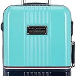 Twins Pro Cabin Hard Luggage - Turq Blue&Navy |Check-in Trolley Bag with TSA Lock | 360° Spinner Double Wheels | Telescopic Handle| Polycarbonate Hardshell Suitcase| 57cm|46L Capacity-picture-44