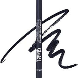 Glam21 Gel Eyeliner Long Lasting Kajal | Smudge Proof | Highly Pigmented | Intense Black With Matte Finish |Create Unlimited Looks|Glides Smoothly | Waterproof | 1.5 gm-49