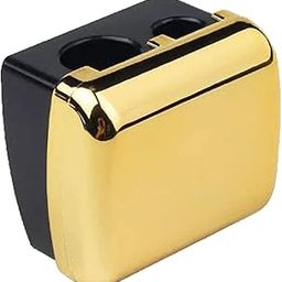 TRITON Professional Makeup Kajal Eyeliner Eyebrow Pencil Dual Sharpener, Twin Hole Cosmetic Cutter for Beauty Salon, Parlour n Home_Golden-picture-20
