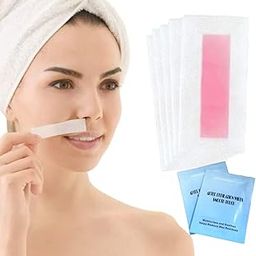 ayushicreationa 10 Pcs Hair Removal Waxing Strips For Eyebrows Face Upper Lip Chin Facial Wax Strips For Home & Salon For Women & Girls-18