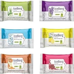 IceBerg Wet Wipes Made with European Flovours and Fragrances (Combo Pack of 6) (150 Wipes)-15