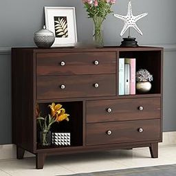 AMBICA WOODMART Sheesham Wood Chest of Drawer | Cheast of Drawer for Storage and Spacious Dresser for Hall Home Office Furniture, Kitchen Cabinet|Colour (Brown) Finish (Walnut) A3-image-74