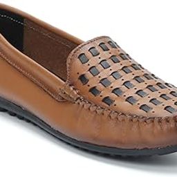 Genuine Burnished Leather Checked Bellies for Women and Girls ZMTX-15 | Anti-Slip Sole and Memory Cushion Padded Insole for Complete Arch Support-14