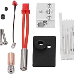 Extruder Heater Block Upgrade Kit Ti Alloy Copper Bimetal Plated Nozzle with Aluminium Radiator for Ender 3 S1 3D Printer High Temperature Bimetal Copper Nozzle for Ender3 S1 Pro-image-39