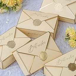 SATYAM KRAFT 10 Pcs Small Paper Folding Gift Boxes Folding Storage Paper Box | Return Gift Boxes for Wedding, Birthday, Engagement, Chocolate & Dry Fruit Packing, Invitations (Pink) (Off White)-16
