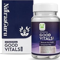 NutraaGuru Multivitamin for Men, Nutrients for Daily Energy, Improve Stamina & Promotes Vitality, Improve Heart Health, Reduce Stress, Immunity Booster, Anti-Aging, 60 Tablets (Pack of 1)-image-84