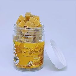 MADHYA Yellow Pure Beeswax Cubes, Triple Filtered Natural Organic Beeswax, Beeswax for Candle Making, Skincare, Lip Balms, Moisturizer, Lotions, DIY Projects, Soap, Creams, Food Grade Wax, 50 gm-image-92