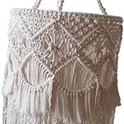 ARTISOUL® Macrame Lamp Shade Living Room Festival Bohemian Hanging Pendant Light Cover Style C 30Cmx80Cm | Lamps, Lighting & Ceiling Fans | Lamp Shades-image-12