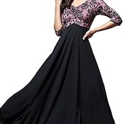 Women's V-Neck Maxi Dress-picture-16