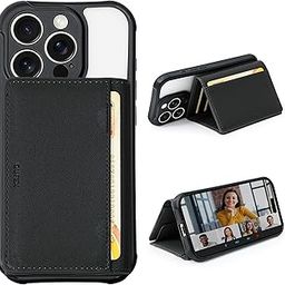 Qufex MagSafe Magnetic Foldable Wallet and Stand � Detachable, Compact Card Holder with Built-in Phone Stand for iPhone (Black)-picture-25