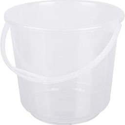 Kuber Industries Bucket | Plastic Bucket for Mopping | Storage Container & Water Storage 7 LTR | Transparent-25