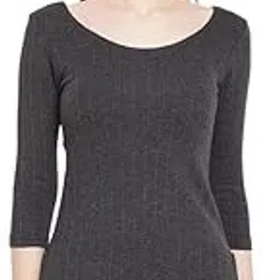 neva Premium Ladies 3/4TH Sleeves Thermal Inner (Antra, 90cm)-picture-4