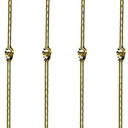 Trendy Creation Hub Antique Golden Glossy Finish Steel Swing Chain Links Brass Saliya Hanging Hook Accessories for Home Décor Pack of 28 Link Rod with 8 S Hooks-image-15