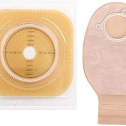 60 mm Skin Barrier Flange and Two piece open Pouch with filter & Velcro closure for Colostomy and Ileostomy (3016001+2146008F) (Pack of 5)-image-7