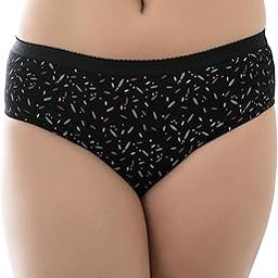 Soft Fabric Printed Hipster Combo Sets for Women, Elasticated self Design Printed Panties-image-73