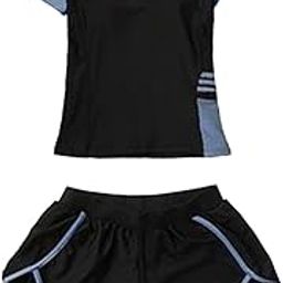 ™ Women's Swimsuit Short Sleeve Surfing Wetsuit for Swimming Pool SPA Vacation | Swimwear | Womens Clothing-image-49