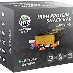 HYP Sugarfree Variety Pack - 8 Bars (2 Oats Brownie+ 2 Espresso+ 2 Berry Burst+ 2 Coconut Almond)-image-10