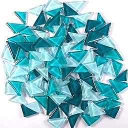 Sai Mosaic Art Triangular Teal Mosaic 200 GMS-image-11