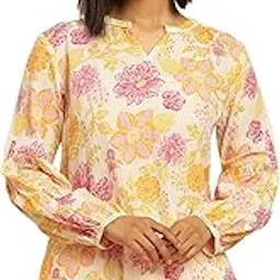 w for woman Women's Floral Regular Top-picture-36