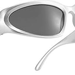 Wrap Around Fashion Sunglasses for Men Women Trendy Swift Oval Dark Futuristic Sunglasses Shades Glasses Eyeglasses-image-43