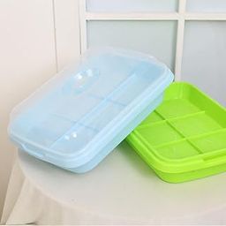 GREWERY TB3124L Microgreen Trays Farm LLP | with Humidity Dome | Made of Virgin PP Material with Perforated Top Green Tray, Solid Green Color Bottom Tray, and Transparent Humidity Dome (2)-image-75