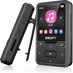 32GB Clip Mp3 Player with Bluetooth 5.0 Black, M10 MP3 Player-18