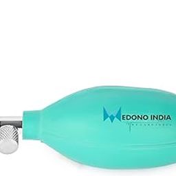 Medono India Blood Pressure Rubber BP Bulb With Metal Valve - (Green color)-30
