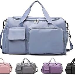 NovaSpire 6 Pocket Multipurpose Travel Bag | Foldable Travel Duffle | Lightweight Carry Luggage Bag (6-Pocket-Travel-Bag)-image-60