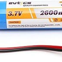 EVTICS 3.7V 1200mAh Rechargeable Lithium-Ion Battery PH2.0/2P Connector Ideal for DIY Electronics Toys Lighting and Bluetooth Devices-image-47