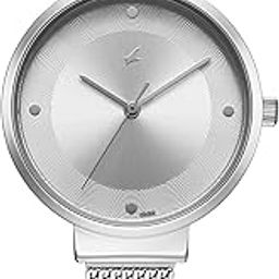 Stunners X Special Edition Quartz Silver Dial Stainless Steel Analog Watch for Women-image-86