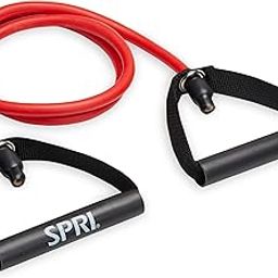 SPRI Xertube Resistance Bands Exercise Cords, Red, Medium-image-25