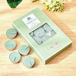Home Centre Colour Refresh Set of 30 Sea Breeze Scented T-Light Candles-68