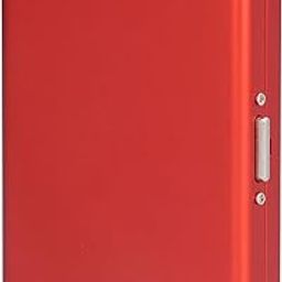 Business Card Storage Box, Crush Resistance Stylish Look Aluminum Alloy Cigarette Case for Briefcase for Handbag(Card + Cigarette Box Red)-picture-13