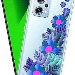 Fashionury Back Cover for Redmi K50i 5G Designer | Printed|Transparent |Flexible| Silicon-D0379-picture-23