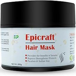 Epicraft Hair Mask, Keratin-Enriched, Paraben & Sulfate Free, Repairs & Strengthens Hair-image-70