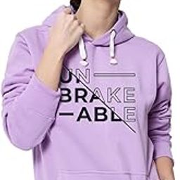 Womens Fleece Sweatshirt Hoodie Purple Color Unbrakable-image-60