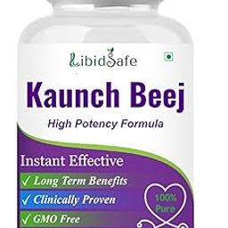 Ayurvedic Kaunch Beej Extract Capsules - Strength for Improved Vitality & Energy may support - Pure & Potent Formula for Optimal Stamina - Pack of 30 Capsules for Long-lasting Benefits-image-3