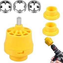 Serplex® Plastic Pipe Tap Die Set with 3 Snap-On Threading Dies (1/2", 3/4", 1") for PVC Pipes, PVC Thread Maker Tool for Electric Drill, Plastic Pipe Tap Die Set for Cutting & Pipe Threaders-3
