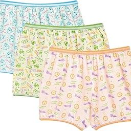 Kids Unisex Bloomer Underwear 100% Cotton Assorted Soft Comfortable | Skin Friendly | Innerwear | Pack of 3… (Color & Print May Vary)-image-51
