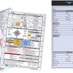 Crystal Pilot Medium VFR/METAR Cheat Sheet & Flight Planning Notepad Bundle-14